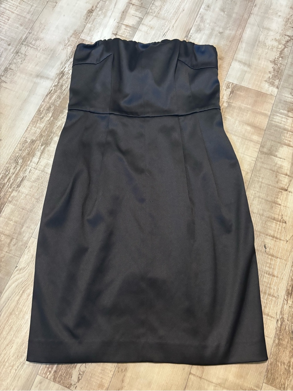 Express Strapless Black Cocktail Dress